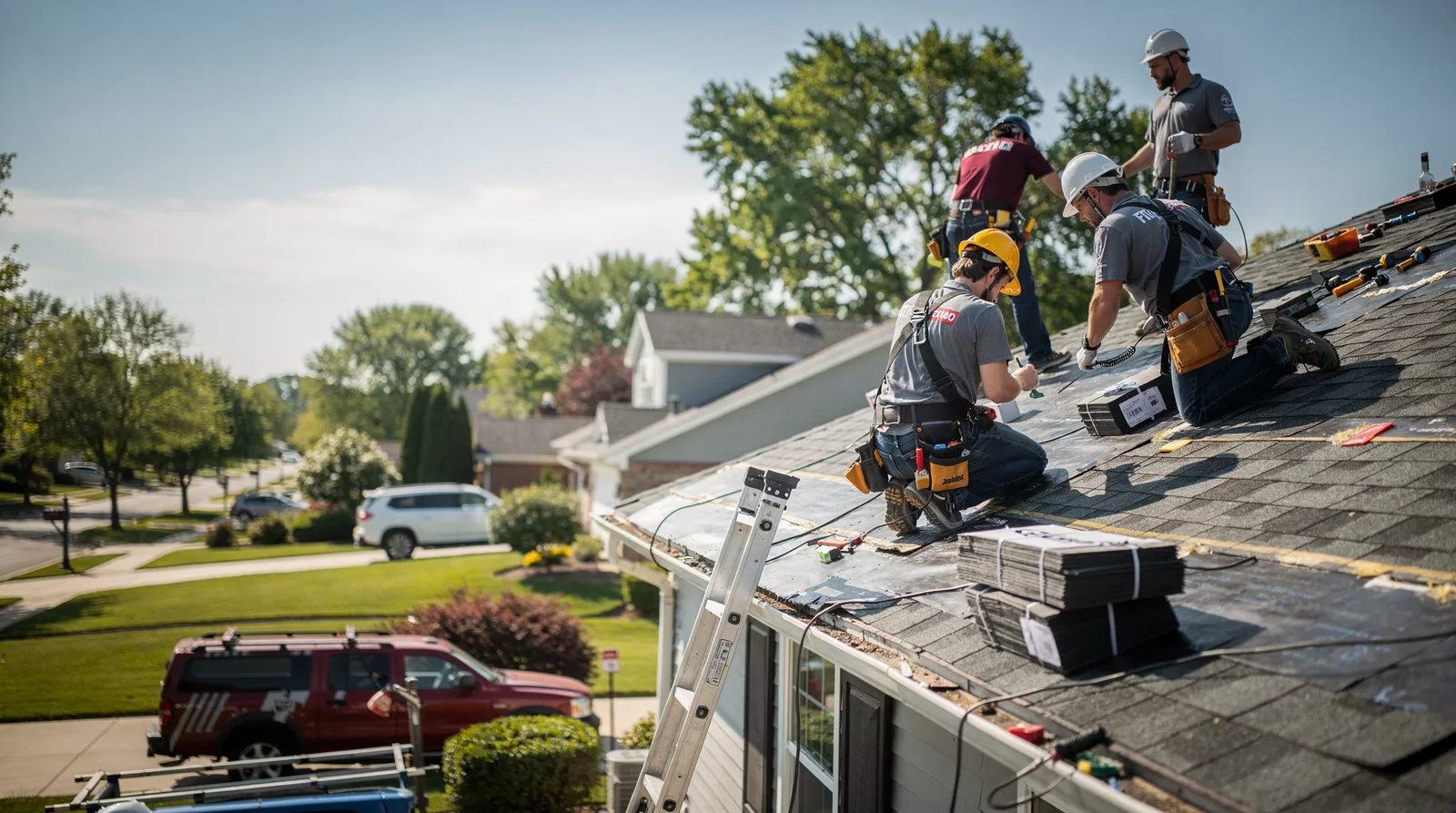 Roof Repair in Schaumburg, IL around you